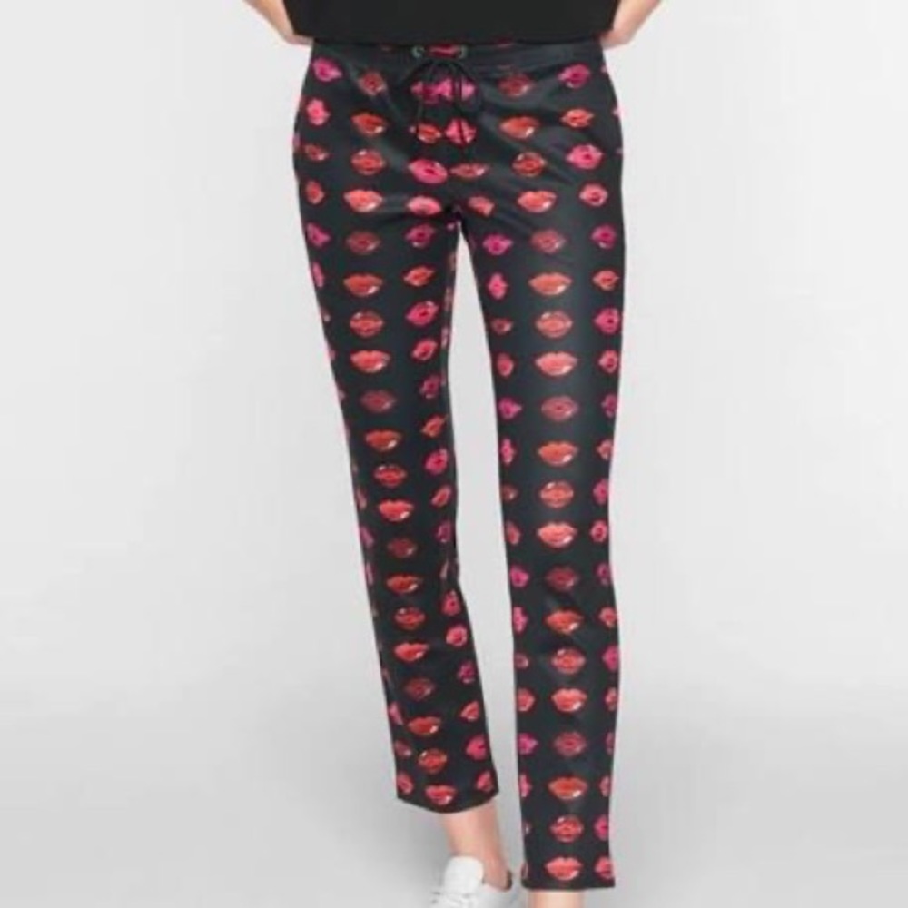 Pam & Gela Lip print track pants